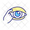 Scratching Eye Icon