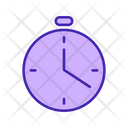 Screen Time Stopwatch Clock Icon