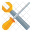 Screwdriver And Spanner Screwdriver Spanner Icon