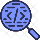 Search Coding Script Icon