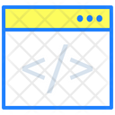 Site Web Script Code Icône