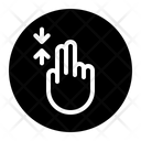 Scroll Finger Gesture Icon