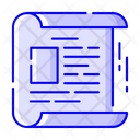 Scroll Sheet Paper Icon