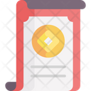 Scroll Parchment Papyrus Icon