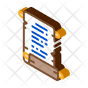 Scroll Parchment Paper Icon