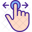 Touch Gesture Scroll Icon