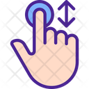 Touch Gesture Scroll Icon