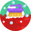 Scrubbing Brush Cleaning Icon