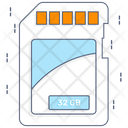 Memory Card Ssd Card Microchip Icon