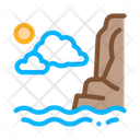 Night Sea Landscape Icon