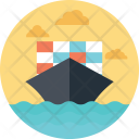 Sea Container Shipment Icon