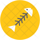 Fish Seafood Skeleton Icon