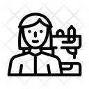 Seamstress Woman Job Icon