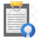 Search Magnifying Glass Document Icon