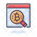 Search Bitcoin Find Bitcoin Bitcoin Icon