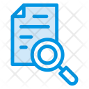 Search Document File Magnifying Icon