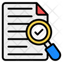 Search Document Search File Content Analysis Icon