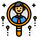 Search Headhunting Recruitment Icon
