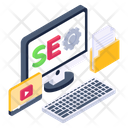 Seo Online Seo Search Engine Optimization Icon