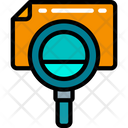 Search File Audit Magnifying Glass Icon