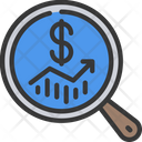 Search Finance Growth Financial Analyst Icon