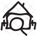 Search House Magnifier Icon