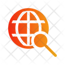 Globe Search Navigation Direction Icon
