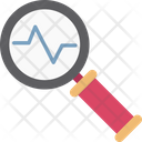 Search Graph Magnifier Magnifying Lens Icon