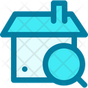 Explore Search Apartment Icon
