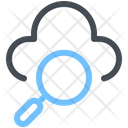Search Cloud Network Icon