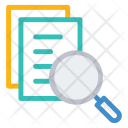 Document Search Magnifier Icon