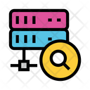 Server Search Glass Icon