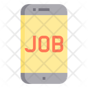 Online Search Job Mobile Search Job In Mobile Search Job Icon