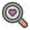 Search Love Icon