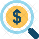 Search Finance Commerce Magnifier Icon