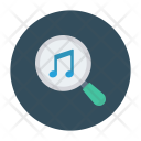 Search Music Magnifier Icon