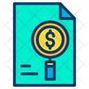 Search Document Search Money Search Dollar Icon