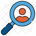 Search Person Search Profile Headhunting Icon