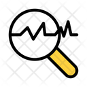 Search Pulses Magnifier Icon