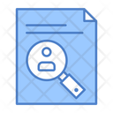 Search Resume Cv Search Application Icon
