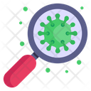Microorganisms Search Virus Virus Analysis Icon