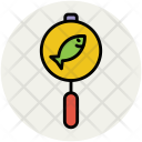 Searching Fish Magnifier Icon