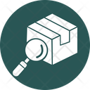 Searching Box Shipping Search Logistics Icon