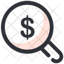 Searching Finance Commerce Magnifier Icon