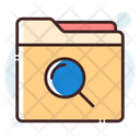 Searching Folder Magnifier Folder Icon