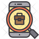 Briefcase Search Job Online Searching Job Job Search Icon
