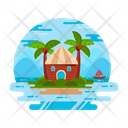 Seaside House Icon