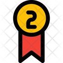 Second Rank Badge Bronze Icon