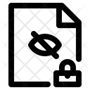Secret Document Secret File Lock Document Icon