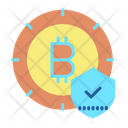 Secure Secure Bitcoin Verified Secure Bitcoin Icon